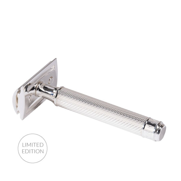 MÜHLE Safety razor, closed comb, handle made of silver (925) | Shaving ...